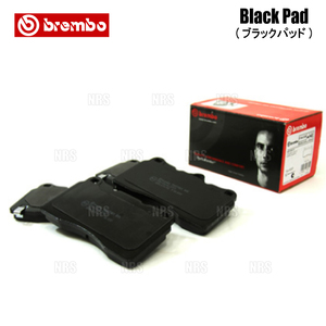 brembo ブレンボ Black Pad ブラックパッド (フロント) オルティア EL1/EL2/EL3 96/2～02/2 (P28-048