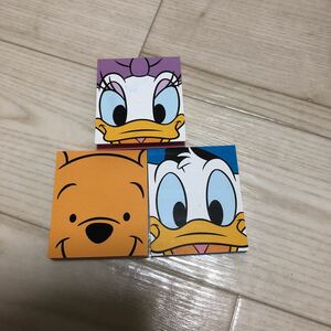 DISNEY メモ帳 ３個セット