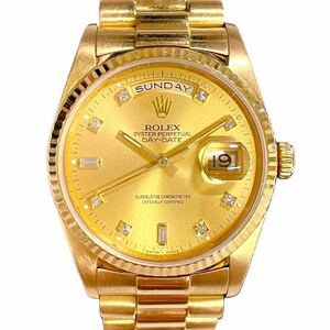 ☆ロレックスROLEX デイデイト18238A 10Pダイヤ メンズ腕時計☆