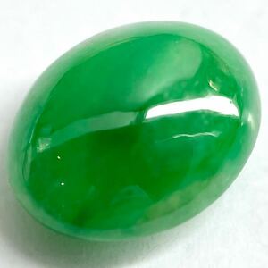 ●天然本翡翠3.139ct●a 約10.3×8.2mm ルース 裸石 宝石 ジュエリー ジェダイト jade jadeite jewelry BJ1/BJ1