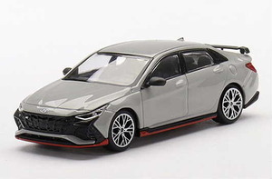 1/64 MINI-GT Hyundai ヒュンダイ・エラントラ N サイバーグレー (左ハンドル)【386】