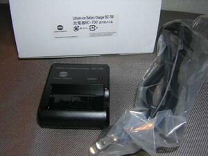 未使用品　MINOLTA 充電器BC-700(NP-200用)