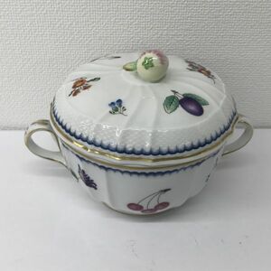 F149-H18-2034 Richard Ginori リチャードジノリ スープカップ 約12.5×7.5cm 花柄 洋食器