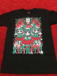 Mサイズ 美品 MERRY BABY CHRISTMAS 2015 クリスマス Xmas かわいい 国内版 TEE Tシャツ BABYMETAL ベビーメタル 666