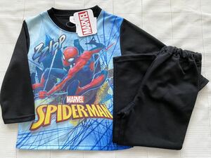 即決★新品110　スパイダーマン　長袖パジャマ　MARVEL　マーベル　SPIDERMAN