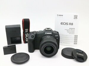 ●○【良品・総シャッター数2000回以下】Canon EOS R8 RF24-50mm IS STM レンズキット ミラーレス 一眼カメラ キャノン○●020877001○●