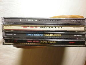 『Toby Keith アルバム4枚セット』(Unleashed,Dream Walkin’, Shock’N Y’all,American,Ride,カントリー,00