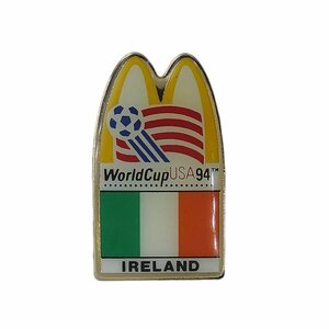 1994年 FIFA ワールドカップ サッカー ピンズ IRELAND マクドナルド ピンバッジ ピンバッチ 留め具付き レトロ