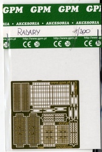GPM 1:200 21号電探・13号電探　真鍮エッチング (Card Model)