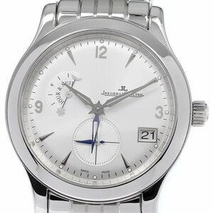 ジャガー・ルクルト JAEGER-LECOULTRE 147.8.05.S マスターホームタイム デイト スモールセコンド 自動巻き メンズ 美品 _790766