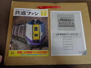 鉄道ファン　２０２０年７月号　通算７１１号　別冊付録付