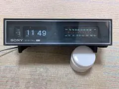 懐かしのパタパタ時計付きラジオ　SONY DIGITAL24