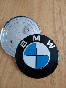 訳ありジャンク【簡単♪貼付け補修可能です】BMW 74mm エンブレム 51148219237 E46 E90 F30 F31 F32