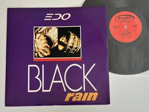 【伊Ori】EDO / Black Rain EXTENDED MIX(Black Rain Mix,Bonus,Radio,Playback)12inch DOUBLE REC.ITALY DOUB1010 92年Hi-NRG,EUROBEAT