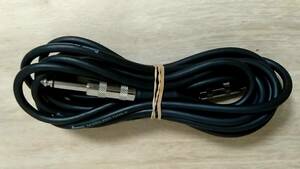 [m12975y z] Ibanez ノイズレスケーブル　5m　アイバニーズ Noiseless Cable　ギターシールド