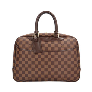 ルイヴィトン ドーヴィルSPO ダミエ ハンドバッグ ダミエキャンバス N47272 ブラウン レディース LOUIS VUITTON 中古