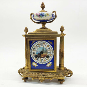 アンティーク時計 アートクロック Art Clock Maruman 置時計 美術品 芸術品 現状品 中古品 nn0101 057