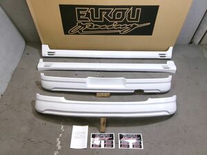 ★新品!★MH23S ワゴンR EUROU Racing ユーローレーシング フロントスポイラー リアスポイラー サイドステップ エアロ FRP / Q11-1004