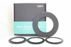 カニ KANI OPTIC 150mm ADAPTER RING SET II HT150 アダプターリング セット フィルター径：72mm/77mm/82mm/95mm用 #Z3213