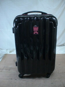 3091　SUGAR＆BASE　黒・ピンク TSAロック付　スーツケース　キャリケース　旅行用　ビジネストラベルバック