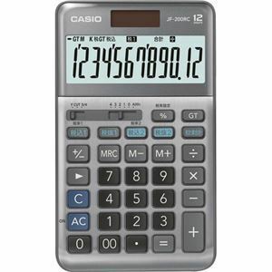 【新品】カシオ 軽減税率電卓 12桁ジャストタイプ JF-200RC-N 1セット(3台)