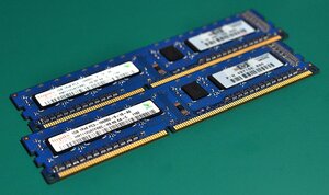 SK Hynix HMT112U6TFR8C-H9 (DDR3-1333/PC3-10600U/1GB)[2枚組・計2GB]【管理:SA1276】