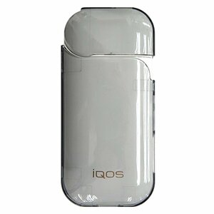 iQOS用 ハードケース フルカバー アイコスケース クリア素材 ブラック/黒