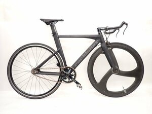 ROCKBIKES ロックバイクス ピストバイク TOMAHAWK MATTE BLACK サイズ530 アルミ トマホーク 配送/来店引取可 □ 6DFB6-1