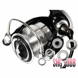 【ダイワ】19レグザ LT2500-LT6000D-H用 MAX8BB フルベアリングチューニングキット【SHGプレミアムベアリング】/.