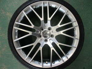 カールソン 1/10X 21x9.0J +40 PCD114.3 5H 245/35R21 アルファード ヴェルファイア フーガ