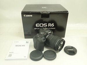 Canon キヤノン ミラーレス一眼カメラ EOS R6 RF 24-105mm F4-7.1 IS STM KIT レンズキット ¶ 6DF85-1