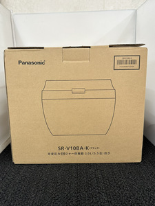 ●Panasonic パナソニック 可変圧力 IHジャー 炊飯器 SR-V10BA-K ブラック 2023年製 1.0L 0.5～5.5合 家電 調理 未使用保管品●