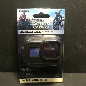 新品　エレコム GoPro HERO8 Black ケース ZEROSHOCK ブラック AC-GP8BZEROCBK 送料300円〜　備