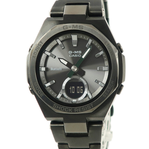 【3年保証】 カシオ BABY-G G-MS MSG-B100DG-1AJF 黒 スマートフォンリンク Bluetooth 電波時計 GMT クオーツ レディース 腕時計