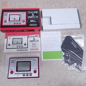 動作品 電子LSI ゲーム&ウオッチ BALL ボール RGW-001 復刻版 クラブニンテンドー GAME&WATCH Nintendo 任天堂 箱説付 非売品【10