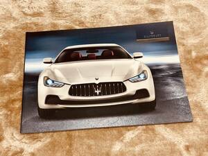 ◆◆◆『新品』 MASERATI マセラティ ギブリ ◆◆ 日本語版 厚口カタログ 2013年モデル◆◆◆