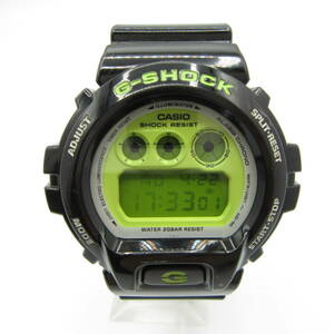 T9889☆CASIO G-SHOCK デジタル 三つ目 DW-6900CS【1289】DW-6900CS-1JF 海外モデル クレイジーカラー カシオ Gショック 中古品【時計】