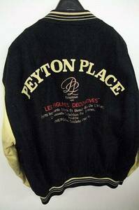 ◆かっこいい!!◆PEYTON PLACE◆袖革スタジャン◆