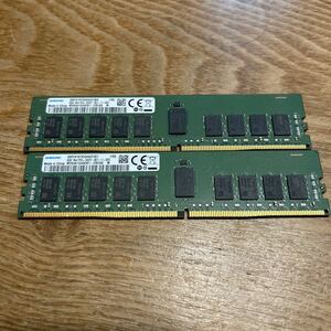 SAMUSUNG メモリー 8GB 1R×4 PC4-2400T 2枚まとめて 合計16gb メモリー　サーバー　DDR4