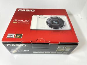 【保証期間内】動作確認済 カシオ CASIO EXILIM シャッターホワイト EX-ZR1000WE コンパクトデジタルカメラ コンデジ デジカメ 完品 