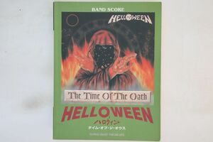 BOOKS Band Score Helloween Time Of The Oath ISBN4401348885 SHINKO MUSIC /00520
