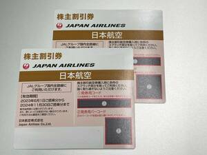 JAL日本航空、株主優待券 2枚：2024年11月末までの搭乗