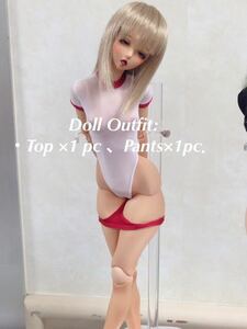 廃盤商品 Angel philia ドール用 体操着/体操服 レオタード ブルマ Red/赤 vmf50 アゾン50 オビツ50 parabox dollbot 東京ドール msd mdd