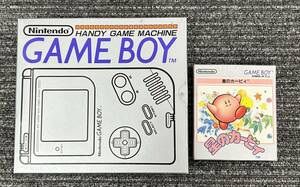 ●　Nintendo　任天堂　GAME BOY　ゲームボーイ　本体　星のカービィ　ソフト　DMG-01　ゲーム　2点　おまとめ