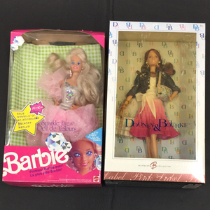 バービー 人形 Sparkle Eyes Dooney & Bourke Barbie ドール 保存箱付きおもちゃ 計2点 セットQG052-7