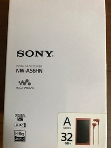 ♪♪NW-A56HN。レッド。SDカードとの合計容量96GB。動作品。♪♪東芝製のmicroSD64GB他付属品がほぼ揃っている。♪♪