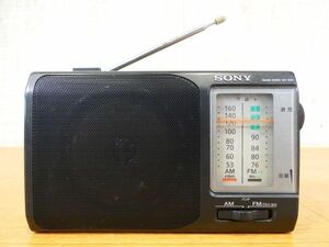 S) SONY ソニー ICF-800 FM/AM2バンドラジオ 音響機器 オーディオ @60 (3)