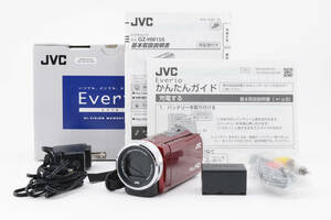 ★極美品 元箱付き★ JVC Everio GZ-HM155 レッド　ビデオカメラ ハンディカム　エブリオ #0182