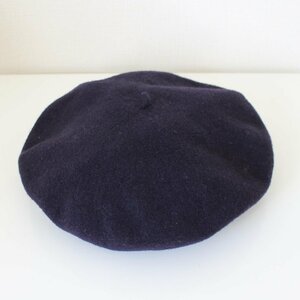 KANGOL カンゴール ベレー帽 イングランド製 ネイビー （w-1608）