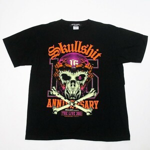 [dd]/ 未使用品 Tシャツ /『SKULLSHIT(スカルシット) presents THE LIVE 2011 / Mサイズ』/氣志團、マキシマム ザ ホルモン、10-FEET、他